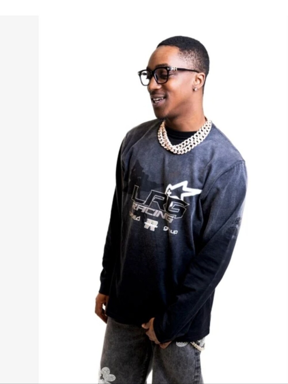 LRG LONG SLEEVE RACER T.SHIRT.